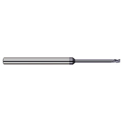 Harvey Tool - Corner Radius & Corner Chamfer End Mills; Mill Diameter (Inch): 3/32 ; Mill Diameter (Decimal Inch): 0.0930 ; End Type: Corner Radius ; Corner Radius (Decimal Inch): 0.0100 ; Number of Flutes: 3 ; Material: Solid Carbide - Exact Industrial Supply