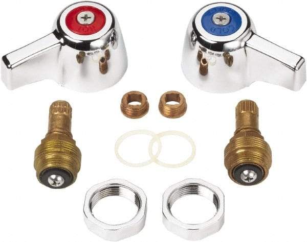 Krowne - Low Lead Valve and Handle Faucet Repair Kit - Complete Two Handle Repair Kit Style - USA Tool & Supply