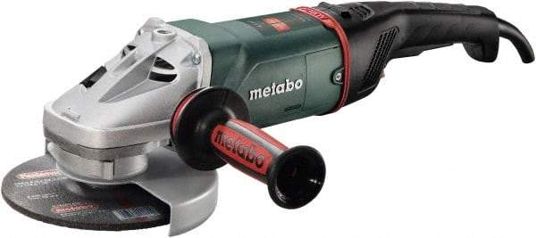 Metabo - 7" Wheel Diam, 8,500 RPM, Corded Angle & Disc Grinder - 5/8-11 Spindle, 15 Amps - USA Tool & Supply