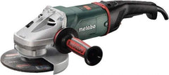 Metabo - 7" Wheel Diam, 8,500 RPM, Corded Angle & Disc Grinder - 5/8-11 Spindle, 15 Amps - USA Tool & Supply