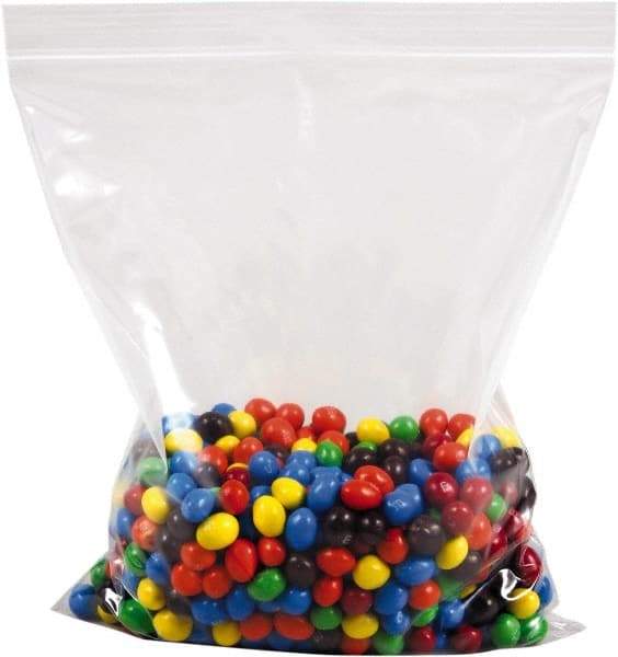 Value Collection - 8 x 8", 4 mil Self-Seal Reclosable Bags - Clear - USA Tool & Supply