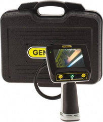 General - 0.31" Wide Camera Head, 39" Long Probe, Video Borescope Camera - 0.31" Probe Diam, 4" Display - USA Tool & Supply