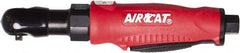 AIRCAT - 3/8" Drive, 380 RPM, 35 Ft/Lb Torque Ratchet Wrench - Inline Handle, 4 CFM, 90 psi, 1/4" NPT Inlet - USA Tool & Supply