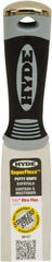 Hyde Tools - 1-1/2" Wide Spring Blade Stainless Steel Putty Knife - Flexible, Plastic Handle - USA Tool & Supply