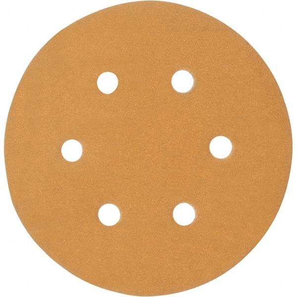 3M - 6" Diam, 220 Grit, Aluminum Oxide Hook & Loop Disc - Extra Fine Grade, Coated, Series 255L - USA Tool & Supply