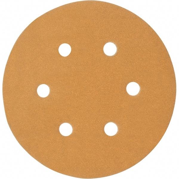 3M - 6" Diam, 120 Grit, Aluminum Oxide Hook & Loop Disc - Fine Grade, Coated, Series 255L - USA Tool & Supply