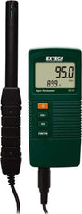 Extech - Thermometer/Hygrometers & Barometers Type: Hygrometer Minimum Relative Humidity (%): 10 - USA Tool & Supply