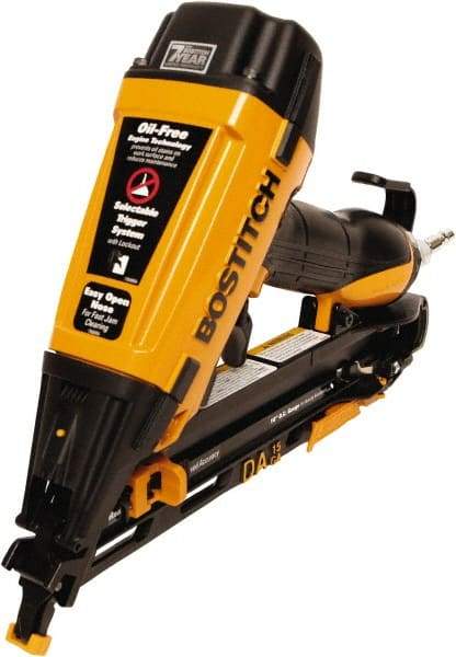 Stanley Bostitch - 1-1/4 to 2-1/2" Nail Length, 15 Gauge Finish Air Nailer Kit - 70 to 120 psi - USA Tool & Supply