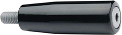 Elesa - 1/4-20 Threaded Stem, Revolving Handwheel & Machine Handle - Duroplast Traditional Handle, 0.51" Long Steel Stem, 1.57" Handle Length - USA Tool & Supply