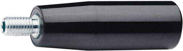 Elesa - M8 Threaded Stem, Revolving Handwheel & Machine Handle - Duroplast Traditional Handle, 0.59" Long Steel Stem, 2.56" Handle Length - USA Tool & Supply