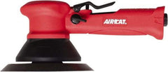 AIRCAT - 6" Max Disc, 10,000 RPM, Pneumatic Handheld Disc Sander - 2.5 CFM, 1/4" Inlet, 0.3 hp, 90 psi - USA Tool & Supply