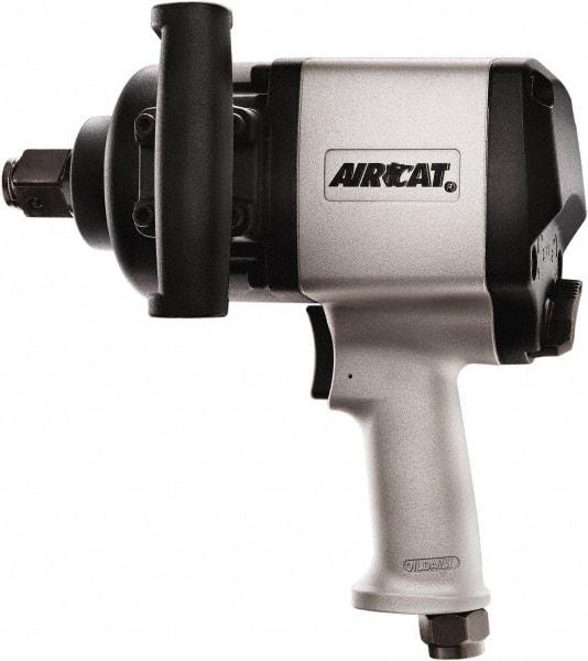 AIRCAT - 1" Drive, 4,800 RPM, 1,580 Ft/Lb Torque Impact Wrench - Pistol Grip Handle, 900 IPM, 13 CFM, 90 psi, 1/2" NPT Inlet - USA Tool & Supply