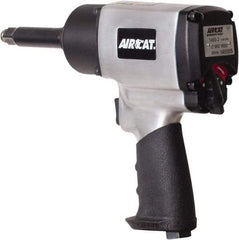 AIRCAT - 1/2" Drive, 9,000 RPM, 800 Ft/Lb Torque Impact Wrench - Pistol Grip Handle, 1,200 IPM, 8 CFM, 90 psi, 1/4" NPT Inlet - USA Tool & Supply