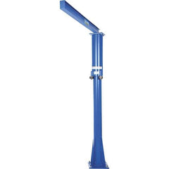Vestil - 300 Lb Load Capacity, Steel Jib Crane - 6' Span - USA Tool & Supply