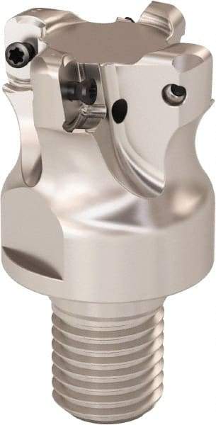Seco - 32mm Cutting Diam, 0.9mm Max Depth of Cut, Modular Connection Indexable Copy End Mill - 4 Inserts, LOHT Insert, R217.21 Toolholder - USA Tool & Supply