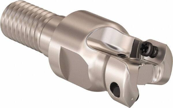 Seco - 14mm Cutting Diam, 0.32mm Max Depth of Cut, Modular Connection Indexable Copy End Mill - 2 Inserts, LPHT Insert, R217.21 Toolholder - USA Tool & Supply