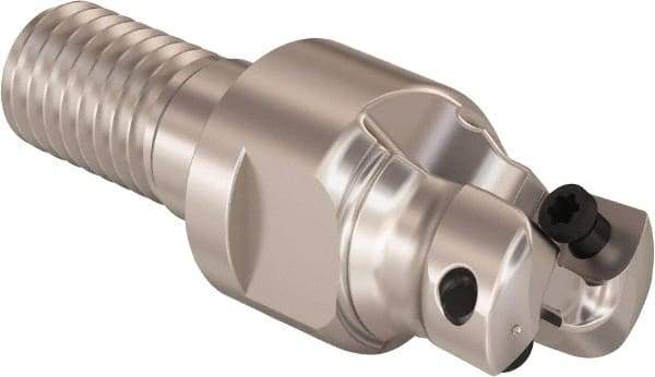 Seco - 12mm Cutting Diam, 0.32mm Max Depth of Cut, Modular Connection Indexable Copy End Mill - 2 Inserts, LPHT Insert, R217.21 Toolholder - USA Tool & Supply