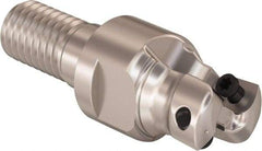 Seco - 12mm Cutting Diam, 0.32mm Max Depth of Cut, Modular Connection Indexable Copy End Mill - 2 Inserts, LPHT Insert, R217.21 Toolholder - USA Tool & Supply