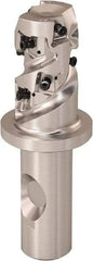 Seco - 25mm Cutting Diam, 20mm Shank Diam, 8mm Max Depth of Cut, Straight Shank Indexable Copy End Mill - 2 Inserts, LOEX Insert, R217.94 Toolholder - USA Tool & Supply