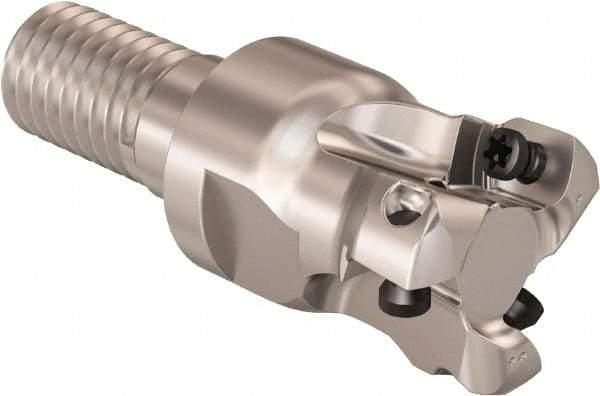 Seco - 5/8" Cutting Diam, 0.32mm Max Depth of Cut, Modular Connection Indexable Copy End Mill - 3 Inserts, LPHT Insert, R217.21 Toolholder - USA Tool & Supply