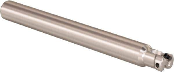 Seco - 1/2" Cutting Diam, 1/2" Shank Diam, 0.32mm Max Depth of Cut, Straight Shank Indexable Copy End Mill - 2 Inserts, LPHT Insert, R217.21 Toolholder - USA Tool & Supply