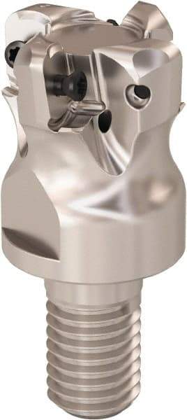 Seco - 1" Cutting Diam, 0.9mm Max Depth of Cut, Modular Connection Indexable Copy End Mill - 4 Inserts, LOHT Insert, R217.21 Toolholder - USA Tool & Supply