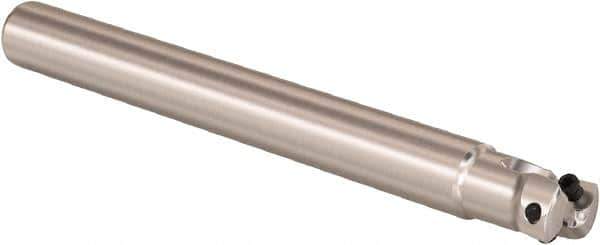 Seco - 12mm Cutting Diam, 10mm Shank Diam, 0.32mm Max Depth of Cut, Straight Shank Indexable Copy End Mill - 2 Inserts, LPHT Insert, R217.21 Toolholder - USA Tool & Supply