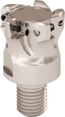 Seco - 35mm Cutting Diam, 0.9mm Max Depth of Cut, Modular Connection Indexable Copy End Mill - 5 Inserts, LOHT Insert, R217.21 Toolholder - USA Tool & Supply