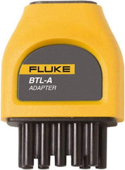 Fluke - Yellow/Black Electrical Test Equipment Adapter - Use with Fluke 500 Series Battersy Analyzers - USA Tool & Supply