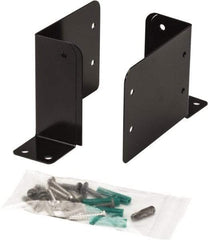 Door Innovation - 4-1/2;-2" Wide x 4" High, Electrostatic Powdered, Door Reinforcer - 1-3/4" Thick Door, Use with Center Aluminum Door Jamb - USA Tool & Supply