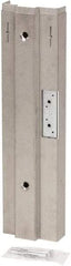 Door Innovation - 5-3/4" Wide x 21.6" High, Galvanized, Door Reinforcer - 1-3/4" Thick Door, Use with Left Hand Steel Door Frame - USA Tool & Supply