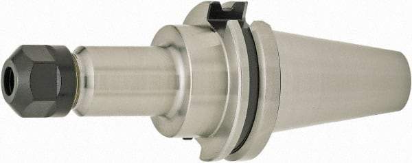 Parlec - 2.72" Projection, CAT40 Dual Contact Taper, ER16 Collet Chuck - Through Coolant - Exact Industrial Supply