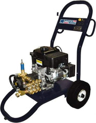 Value Collection - Gas, 6.5 hp, 2,500 psi, 3 GPM, Cold Water Pressure Washer - Triplex Plunger, 50' x 3/8" Hose - USA Tool & Supply