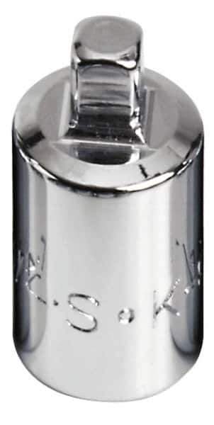 SK - 1/2" Drive, 7/16" Socket, Male Pipe Plug Socket - 4 Points, 1-3/8" OAL - USA Tool & Supply