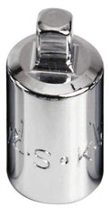 SK - 1/2" Drive, 7/16" Socket, Male Pipe Plug Socket - 4 Points, 1-3/8" OAL - USA Tool & Supply