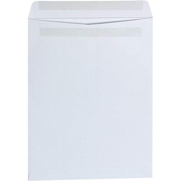 Universal One - 2.38" Long x 10-1/4" Wide Self Seal White Catalog Envelope - White - USA Tool & Supply