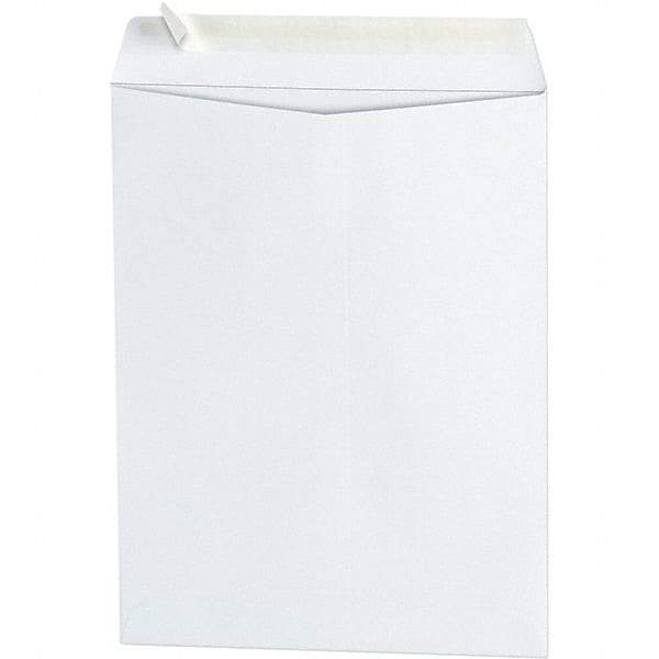 Universal One - 3" Long x 9.63" Wide Peel-Off Self-Seal White Catalog Envelope - White - USA Tool & Supply
