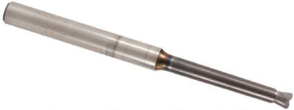 Seco - 5mm, 2 Flute, Single End, Solid Carbide, 0.4mm Corner Radius End Mill - 80mm OAL, 0° Helix, Right Hand Flute, 0.3mm LOC, Right Hand Cut, 25mm Extended Reach - USA Tool & Supply
