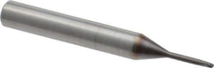 Seco - 1.5mm Diam, 1.5mm LOC, 2 Flute Solid Carbide Ball End Mill - MEGA-T Finish, Single End, 50mm OAL, 6mm Shank Diam, Spiral Flute - USA Tool & Supply
