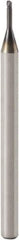 Seco - 0.5mm, 1 Flute, Single End, Solid Carbide, 0.05mm Corner Radius End Mill - 40mm OAL, 30° Helix, Right Hand Flute, 0.5mm LOC, Right Hand Cut, 1.5mm Extended Reach - USA Tool & Supply