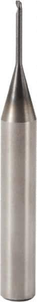 Seco - 1.5mm, 1 Flute, Single End, Solid Carbide, 0.1mm Corner Radius End Mill - 50mm OAL, 30° Helix, Right Hand Flute, 1.5mm LOC, Right Hand Cut, 5mm Extended Reach - USA Tool & Supply
