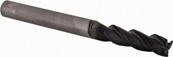 Seco - 6mm, 3 Flute, Single End, Solid Carbide, 0.3mm Corner Radius End Mill - 65mm OAL, 40° Helix, Right Hand Flute, 20mm LOC, Right Hand Cut - USA Tool & Supply