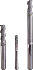 Seco - 3mm, 3 Flute, Single End, Solid Carbide, 0.2mm Corner Radius End Mill - 60mm OAL, 40° Helix, Right Hand Flute, 5mm LOC, Right Hand Cut, 25mm Extended Reach - USA Tool & Supply