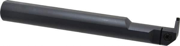 Kennametal - A-A4E, Internal, Right Hand, 0.63" Max Depth of Cut, 5mm Min Groove Width, Indexable Grooving Tool Holder - A4..05.. Insert Compatibility, 1-1/4" Shank Width, 254mm OAL, Through Coolant - USA Tool & Supply