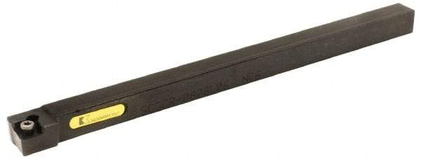 Kennametal - SCGC, Right Hand Cut, 12mm Shank Height x 12mm Shank Width, Neutral Rake Indexable Turning Toolholder - 160mm OAL, CC..09T3.. Insert Compatibility, Series Screw-On - USA Tool & Supply