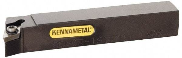 Kennametal - SDHC, Left Hand Cut, 50° Lead Angle, 16mm Shank Height x 16mm Shank Width, Neutral Rake Indexable Turning Toolholder - 100mm OAL, DC..11T3.. Insert Compatibility, Series Screw-On - USA Tool & Supply
