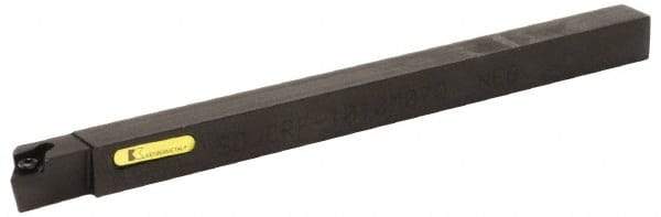 Kennametal - SDJC, Right Hand Cut, 3° Lead Angle, 10mm Shank Height x 10mm Shank Width, Neutral Rake Indexable Turning Toolholder - 150mm OAL, DC..0702.. Insert Compatibility, Series Screw-On - USA Tool & Supply