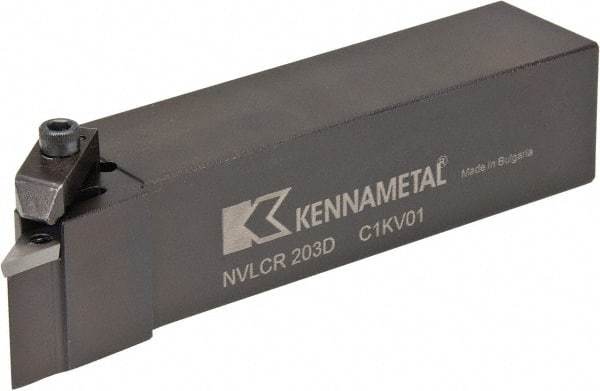 Kennametal - VP.., -5° Lead Angle NVLC External Right Hand Indexable Profiling Toolholder - 1-1/4" Shank Height x 1-1/4" Shank Width, 6" Long, Steel - USA Tool & Supply