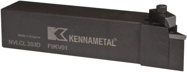 Kennametal - VP.., -5° Lead Angle NVLC External Left Hand Indexable Profiling Toolholder - 1-1/4" Shank Height x 1-1/4" Shank Width, 6" Long, Steel - USA Tool & Supply