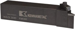 Kennametal - VP.., -5° Lead Angle NVLC External Left Hand Indexable Profiling Toolholder - 1-1/4" Shank Height x 1-1/4" Shank Width, 6" Long, Steel - USA Tool & Supply